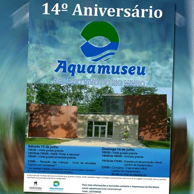 Aquamuseu volta a assinalar aniversrio com programa para toda a famlia