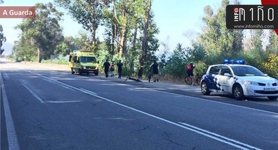 Un camin atropela a un ciclista na Guarda e dse  fuga