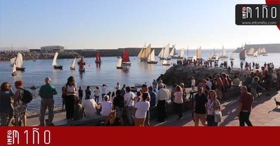 Especial - La singladura del XIV Encontro de Embarcacins Tradicionais en A Guarda se inici con el izado de velas