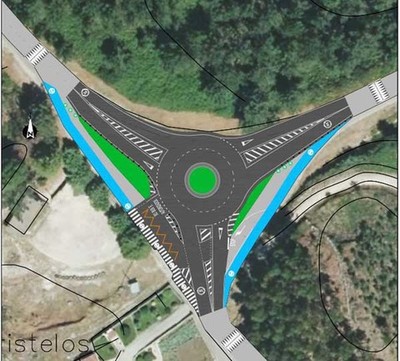 A Deputacin inicia a obra da nova glorieta de Cristelos en Tomio 