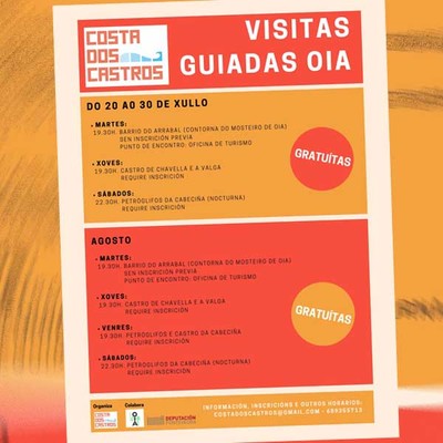 Programacin de visitas guiadas de Costa dos Castros 