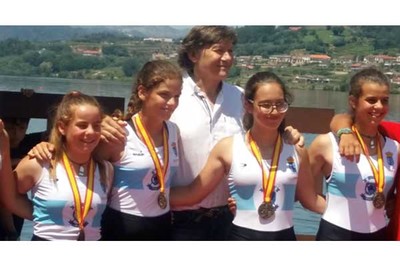 El Club Remo do Mio gana la nica medalla de Oro para Galicia en el Campeonato de Espaa