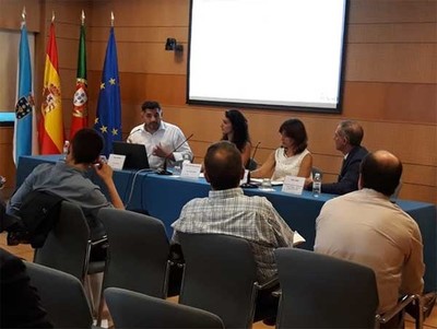 Uxo Bentez presenta o AECT Rio Minho en Vigo