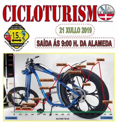 Salida del Club Ciclista Guards este domingo 21 de julio