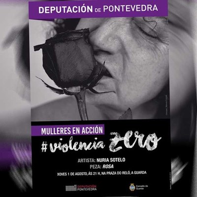 Mulleres en Accin ? Violencia Zero trae  Guarda a peza -Rosa- de Nuria Sotelo