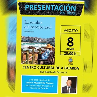 May Ferreira presenta a sa novela -La sombra del percebe azul- en A Guarda