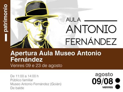 Abre a Aula-Museo Antonio Fernndez de Goin (Tomio)