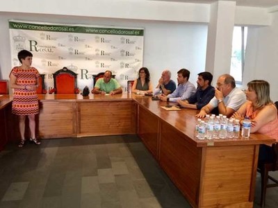 Visita do goberno da Cmara Municipal de Caminha ao Rosal