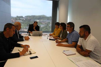 Os Alcaldes da Mancomunidade do Baixo Mio mantiveron unha reunin co Xefe Territorial de Mobilidade 