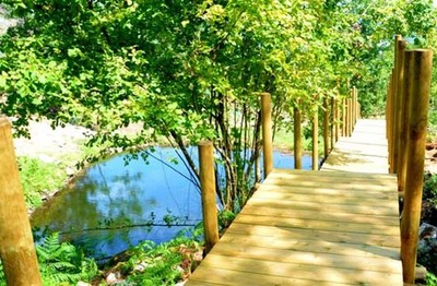 Nova Ecopista junto ao rio e novo trilho com passadios e uma casa na rvore para breve em Valena