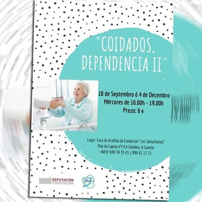 Inscricins abertas para o Curso de -Coidados, Depencencia II- na Guarda