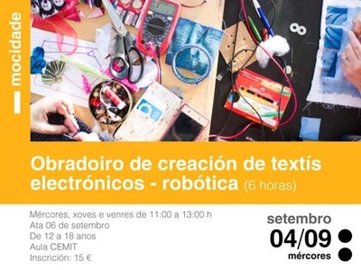 Novidoso obradoiro de creacin de texts electrnicos en Tomio