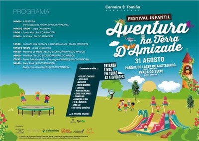 Festival infantil transfronteirio prope 12 horas de animao gratuita para midos e grados