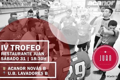 Los filiales de Novs y Lavadores se miden en el IV Trofeo Rest. Juan