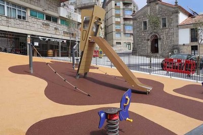 O Concello da Guarda reclama un parque seguro para Concepcin Arenal