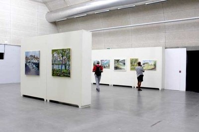 As mis de 50 obras do Certame de pintura Antonio Fernndez 2019, poden visitarse na Bienal de Arte de Cerveira