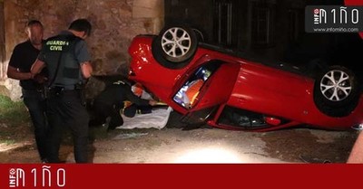 Das persoas resultan feridas nunha sada de va na Guarda