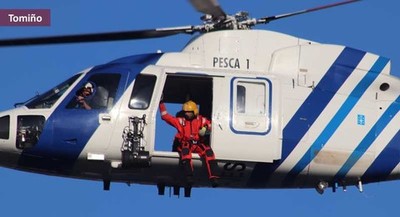 Aparece el cuerpo del joven portugus desaparecido en el rio Mio