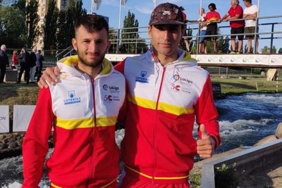 Os Teixugos Lus Fernndez e Manu Ochoa na Copa do Mundo de Praga