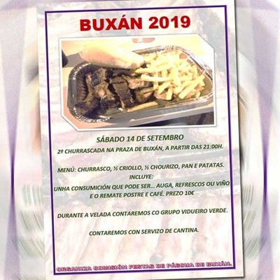 Buxn celebra este sbado unha gran churrascada