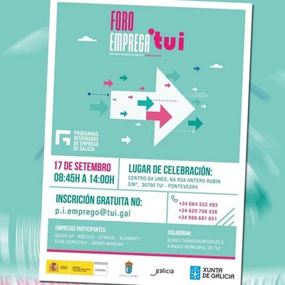O Concello de Tui organiza o Foro de Emprego -Emprega Tui- para promover a insercin laboral