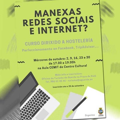 A Guarda oferta un nuevo curso de formacin para la gestin de hostelera y alojamientos tursticos en la red