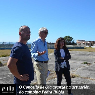 O Concello de Oia avanza na actuacin do camping Pedra Rubia