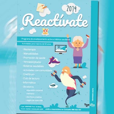 O programa Reactvate de Tomio arranca con mis dunha ducia de actividades de envellecemento activo