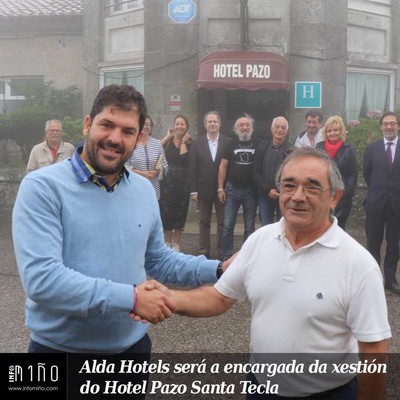Alda Hotels ser a encargada da xestin do Hotel Pazo Santa Tecla