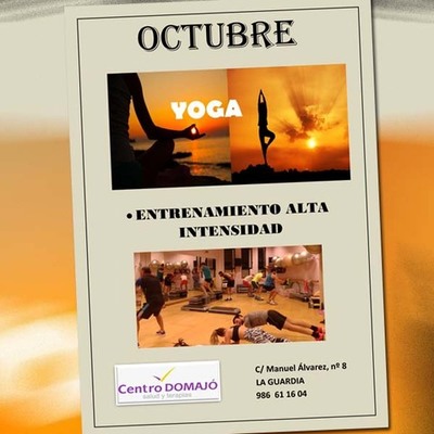 Yoga y entrenamiento alta intensidad hiit en el Centro Do-Maj de A Guarda
