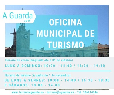 Ampliado o horario de atencin na Oficina de turismo da Guarda