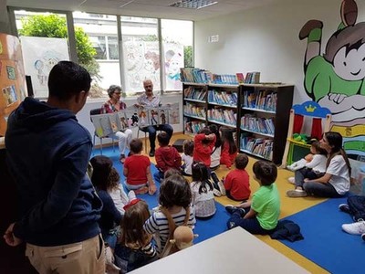 O programa -Ler conta moito-chegou  Biblioteca do Rosal