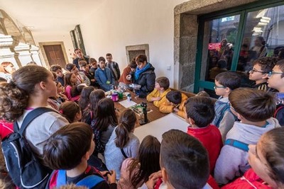 Convento SanPayo prope dia aberto  comunidade com instalao artstica transfronteiria assinada por alunos