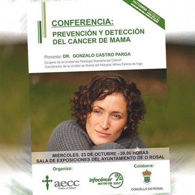 Conferencia sobre Prevencin e deteccin do Cncer de mama no Rosal