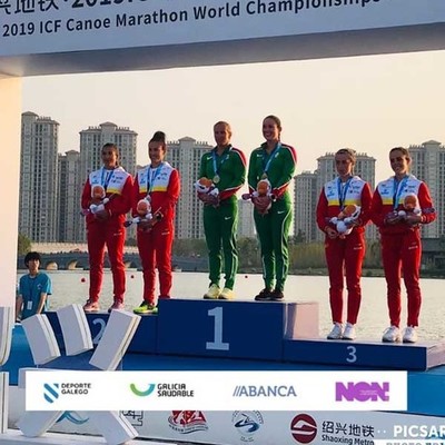 Tania Fernndez y Tania lvarez, subcampeonas del mundo de maratn