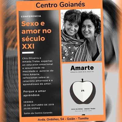 Conferencia en Goin de Chis Oliveira e Amada Traba -Sexo e amor no sculo XXI-