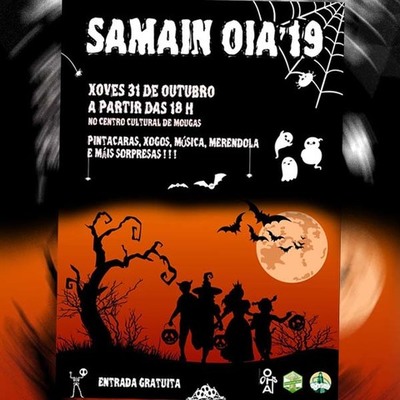Oia celebra o Saman cunha festa infantil en Mougs
