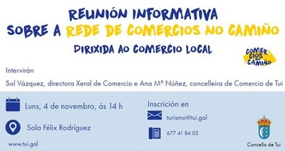O luns celebrarase unha charla informativa sobre a Rede de Comercios no Camio