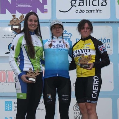 Dobre podio para a ciclista rosaleira zaida nos desprazamentos a Culleredo e Esmelle 