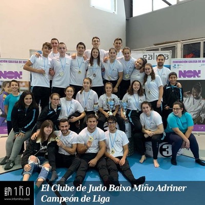 El Clube de Judo Baixo Mio Adriner Campen de Liga 