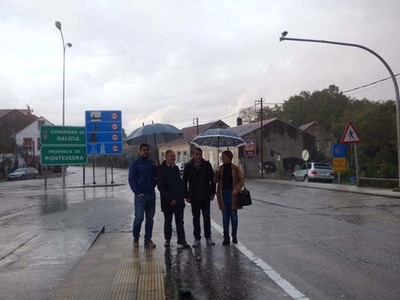 Regades e Cabaleiro destacan que obras como a humanizacin da Avenida de Portugal demostran que Tui tamn se xoga moito o 10n