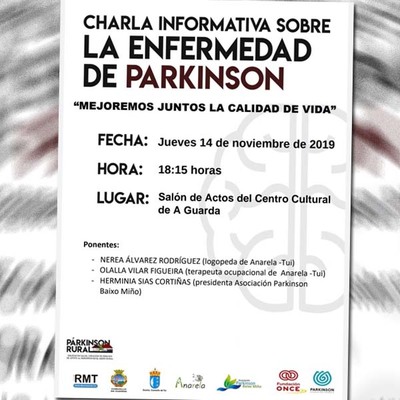 A Asociacin Prkinson Baixo Mio organiza unha charla informativa na Guarda