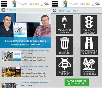 A nova APP do Concello de Tui mellora a comunicacin coa vecianza 