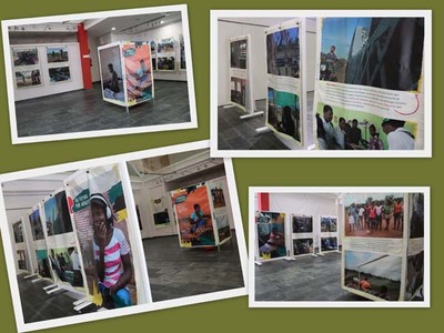Exposicin fotogrfica sobre Dereitos Humanos en Mozambique na Guarda