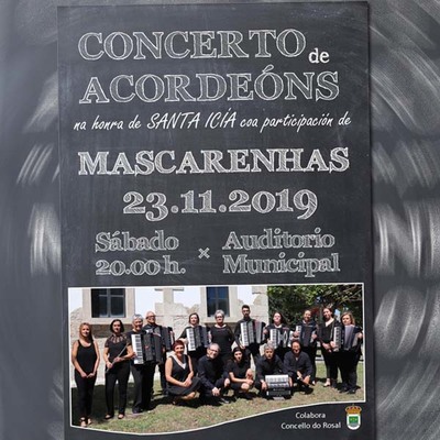 Concerto de Santa Ica do Grupo de Acordens Mascarenhas no Rosal