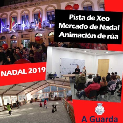 Pista de xeo, Mercado de Nadal e ampla programacin na ra este Nadal na Guarda 
