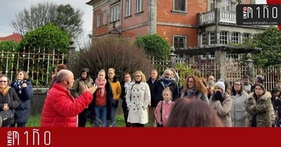 Especial - Mis de medio cento de persoas participaron nun roteiro polas Casas Indianas da Guarda
