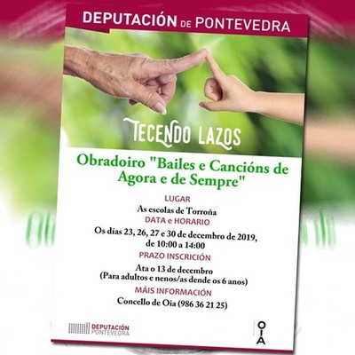ltimos das para inscribirse no obradoiro interxeracional de bailes e cancins en Oia