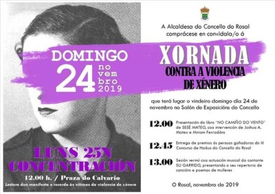 Concentracin na praza do Calvario contra a Violencia de Xnero este luns