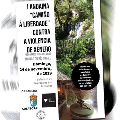 Este domingo realzase a I Andaina -Camio  liberdade- contra a violencia de xnero dentro da campaa -Tui en negro-